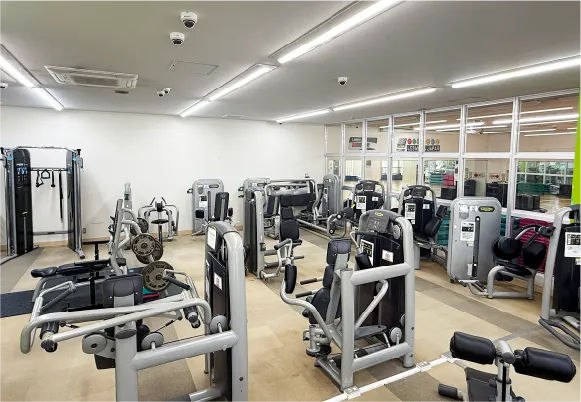 女性2人と男性1人がフィットネスをしているところ