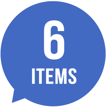 6 ITEMS